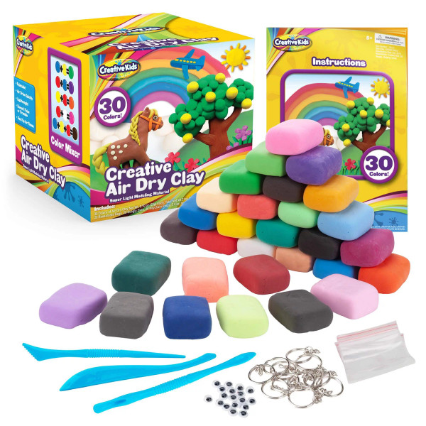 Creative Kids - Air Dry Clay Modeling Craft Kit