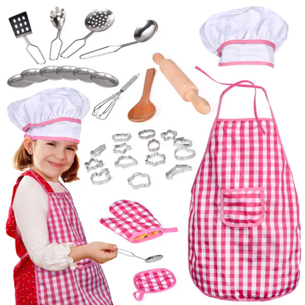 Chef Dress Up Clothes & Accessories 32 pc