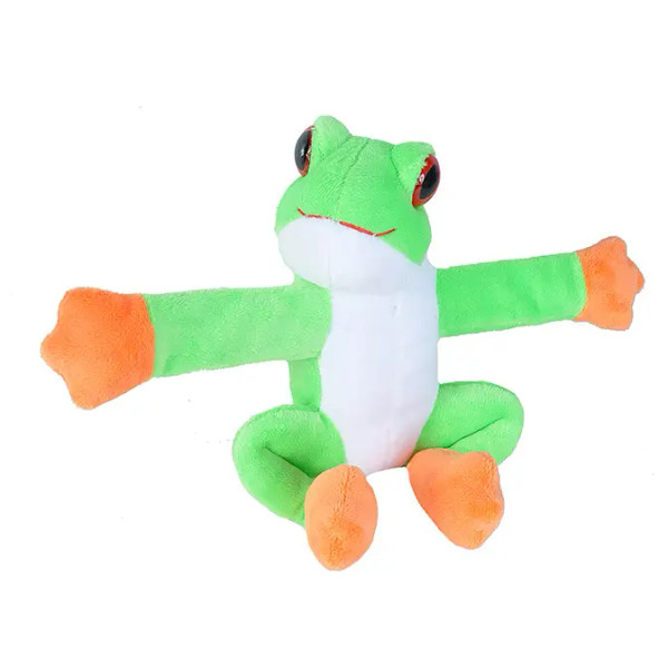 Wild Republic - Huggers Red-Eyed Tree Frog Stuffed Animal 8"