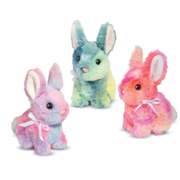 Douglas Cuddle Toys Tie Dye Bunny Asst