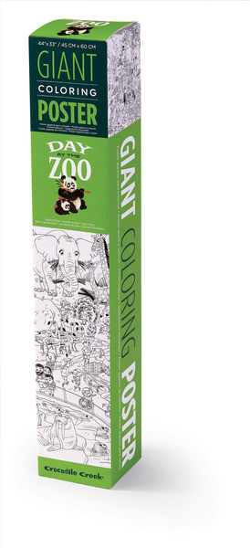 Crocodile Creek - Coloring Poster Zoo