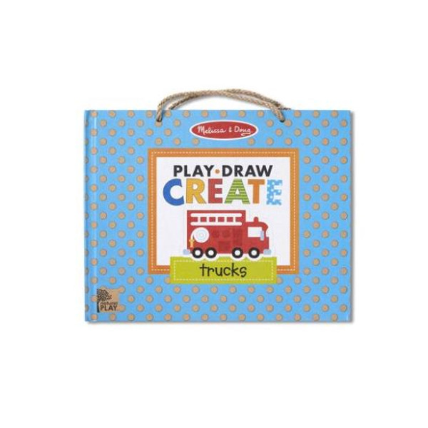 Melissa & Doug - Play, Draw, Create - Trucks