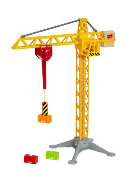 Light Up Construction Crane Brio