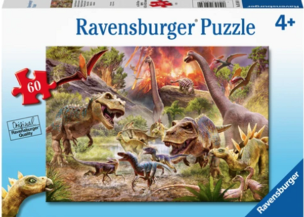 Ravensburger Puzzle - Dinosaur Dash 60 piece