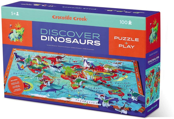Crocodile Creek - Discover Puzzle - Dinosaurs 100 piece