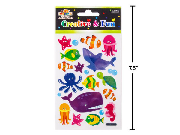 Woody's - Sea Creatures Sparkle Stickers