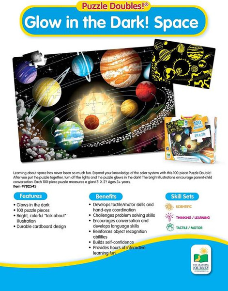 The Learning Journey - Puzzle Doubles - Glow In The Dark Space