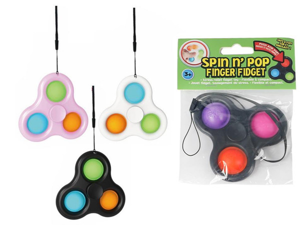 3 Rings Spin n' Pop Finger Fidget