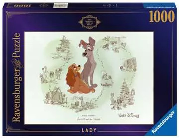 Ravensburger Puzzle - Disney Vault - Lady 1000 Piece