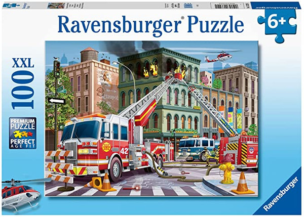 Ravensburger Puzzle - Firetruck Rescue 100 piece