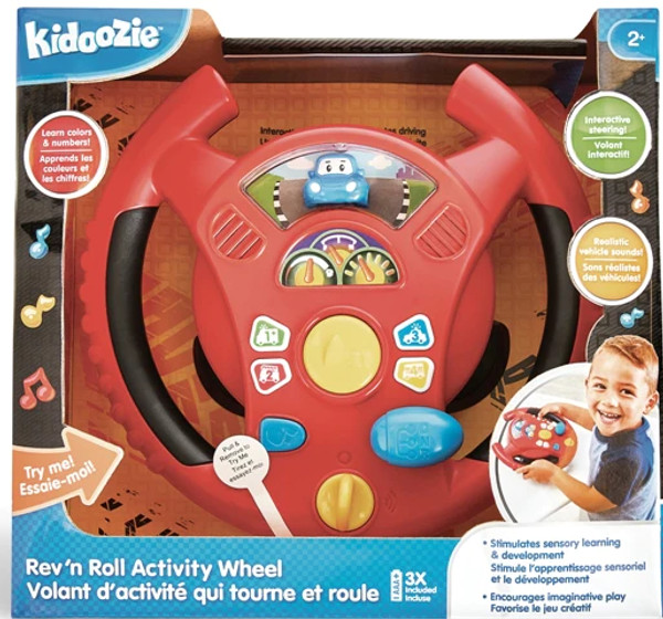 Kidoozie - Rev N' Learn Activity Wheel