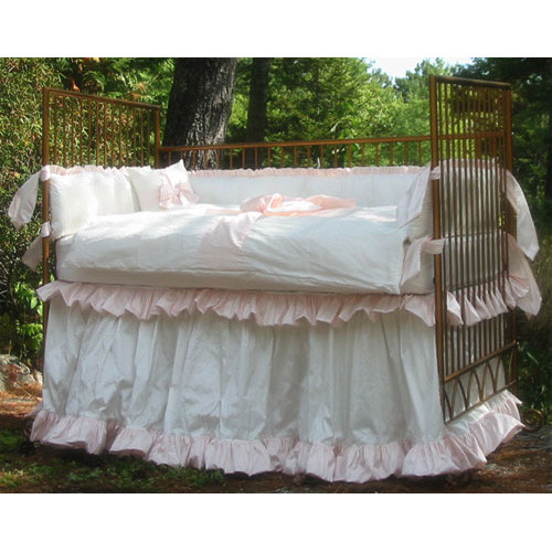 silk crib bedding