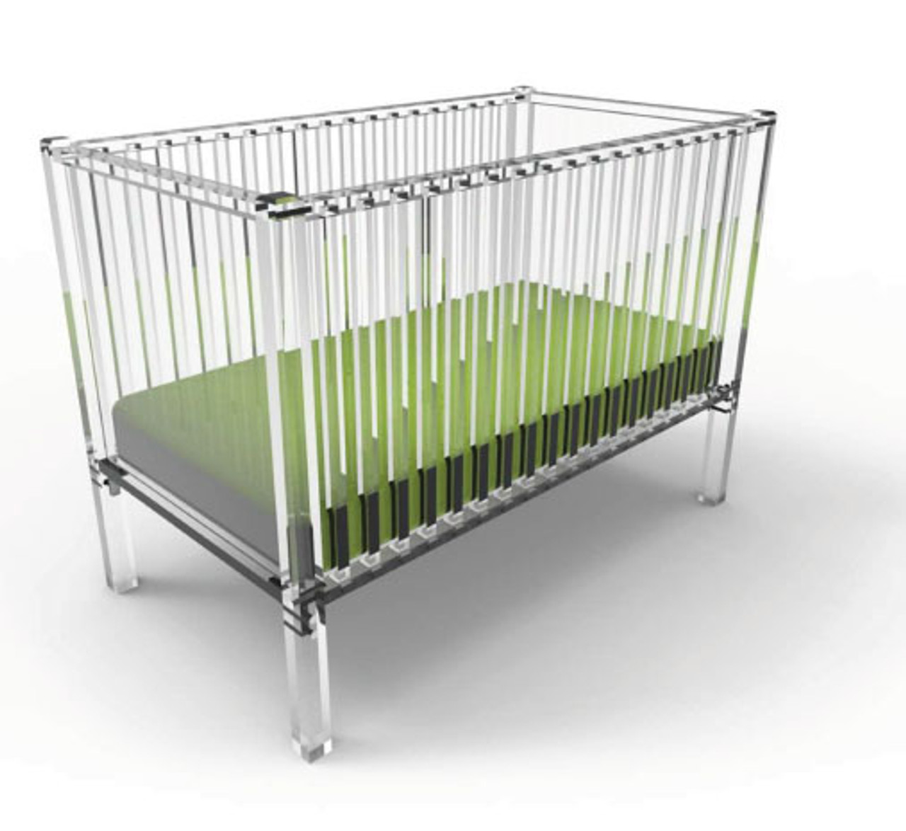 acrylic bassinet basket