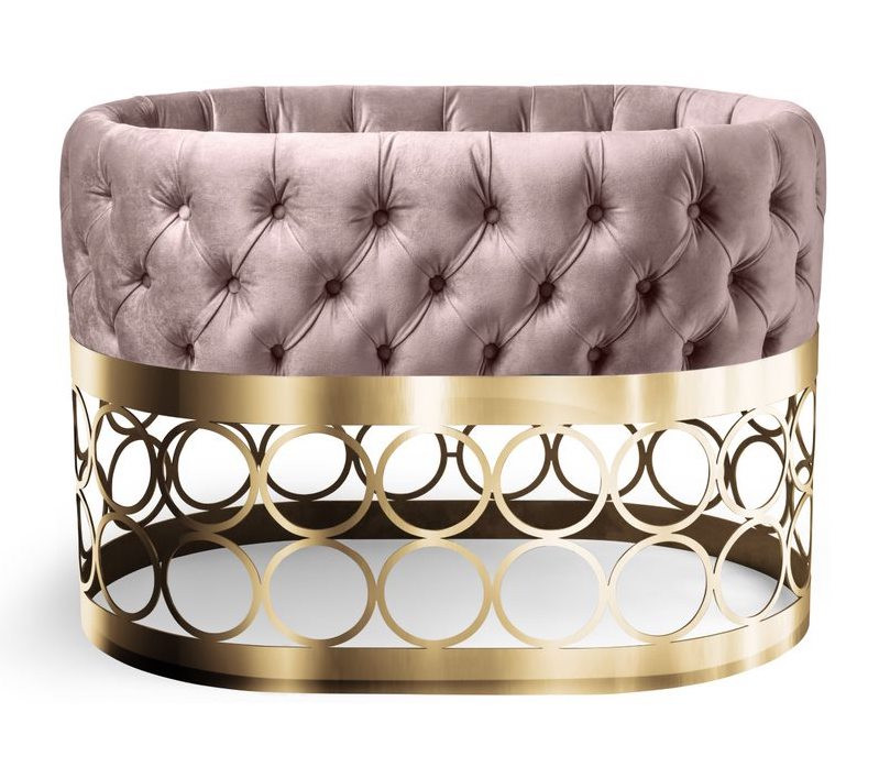 rose gold bassinet