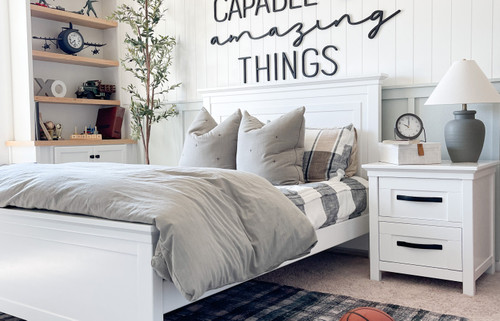 Karisma Full Bed / Solid Back