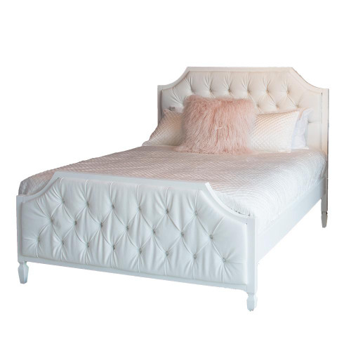 Beverly Bed with Tufted Panels - Queen
