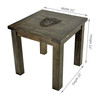 Las Vegas Raiders Reclaimed Side Table