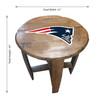 New England Patriots Oak Barrel Table