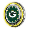 Green Bay Packers 14" Neon Clock