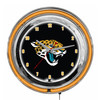 Jacksonville Jaguars 14" Neon Clock