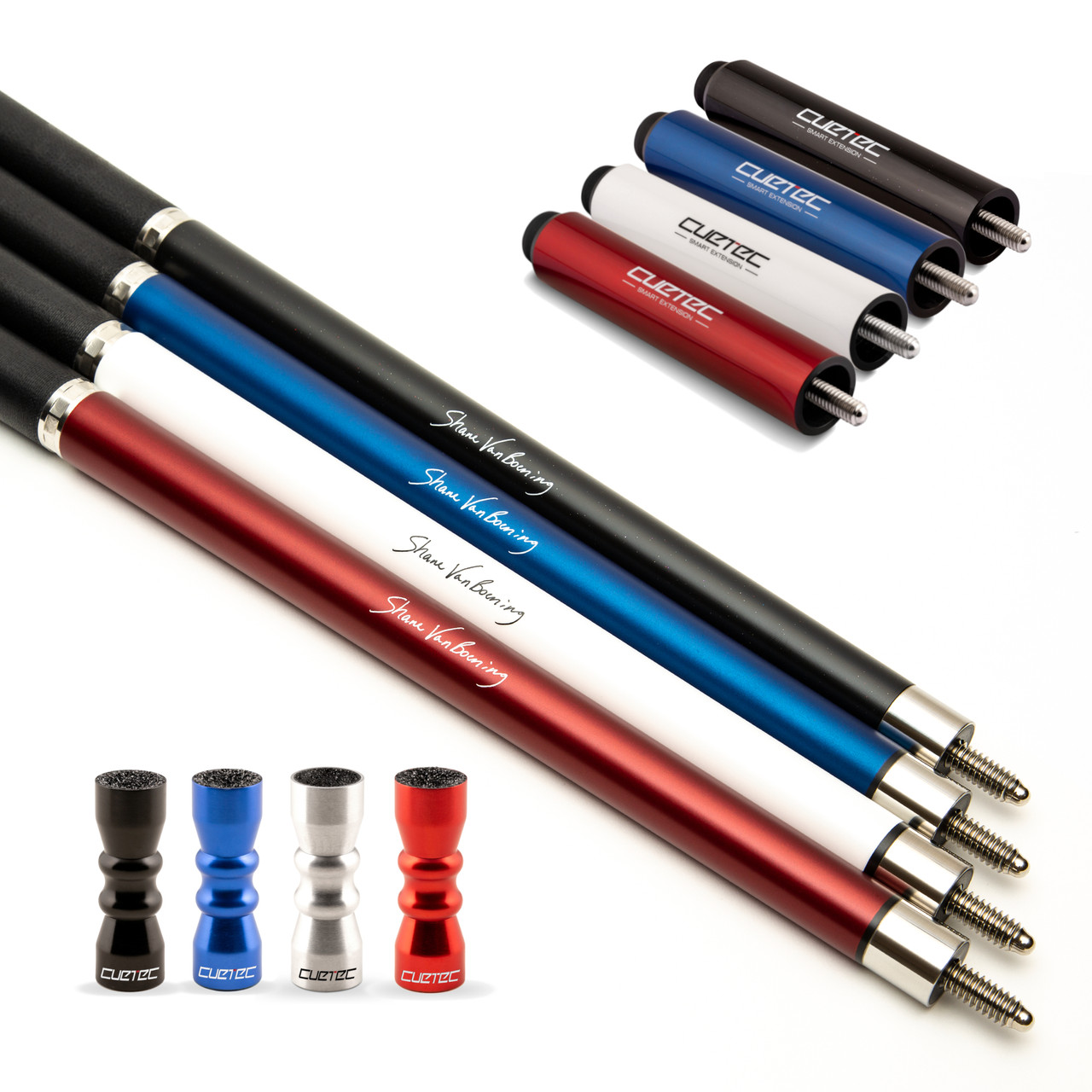 ビリヤード Cuetec SVB set Cuetec SVB Generation 2 Black - 11.8mm - FCI Billiards