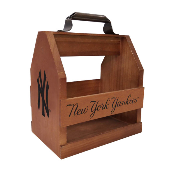 New York Yankees Wood BBQ Caddy