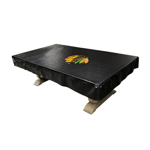 Chicago Blackhawks 8' Deluxe Pool Table Cover