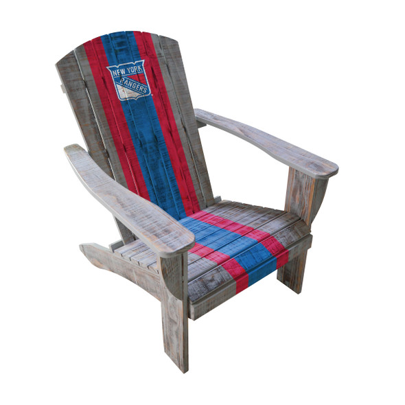 New York Rangers Wooden Adirondack Chair