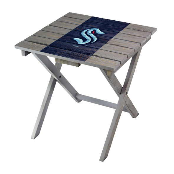 Seattle Kraken Folding Adirondack Table