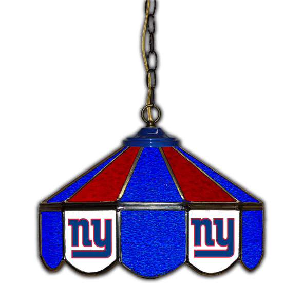 New York Giants 14" Glass Pub Lamp