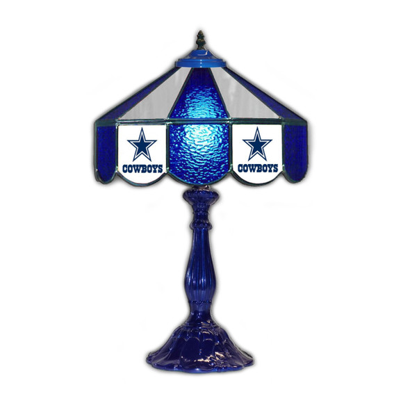 Dallas Cowboys 21" Glass Table Lamp