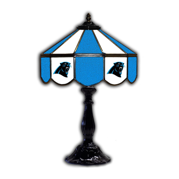 Carolina Panthers 21" Glass Table Lamp