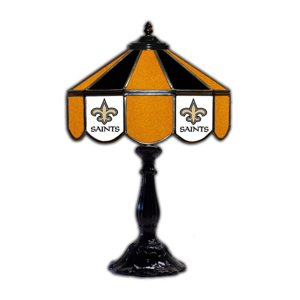 New Orleans Saints 21" Glass Table Lamp