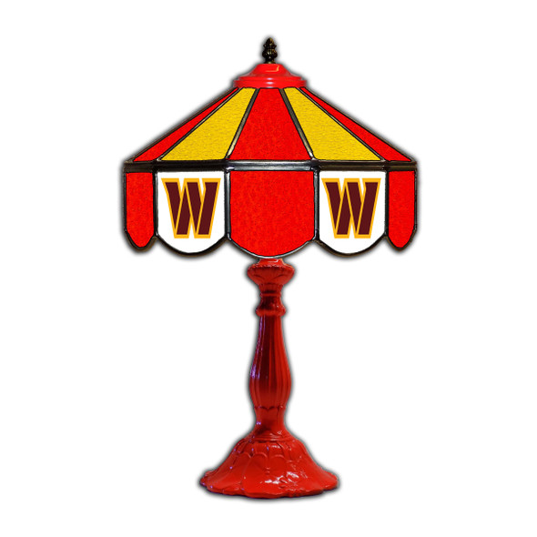 Washington Commanders 21" Glass Table Lamp