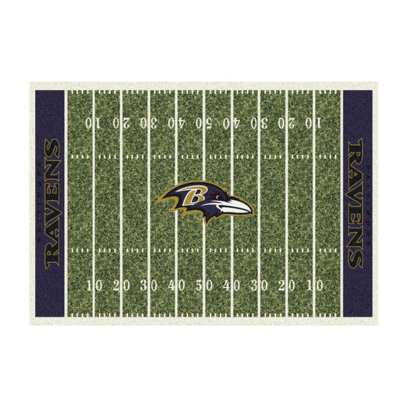 Baltimore Ravens 8x11 Homefield Rug