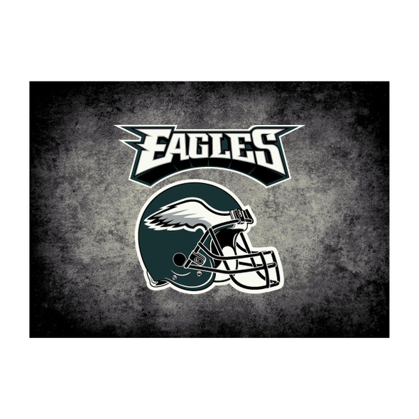 Philadelphia Eagles 8x11 Distressed Rug