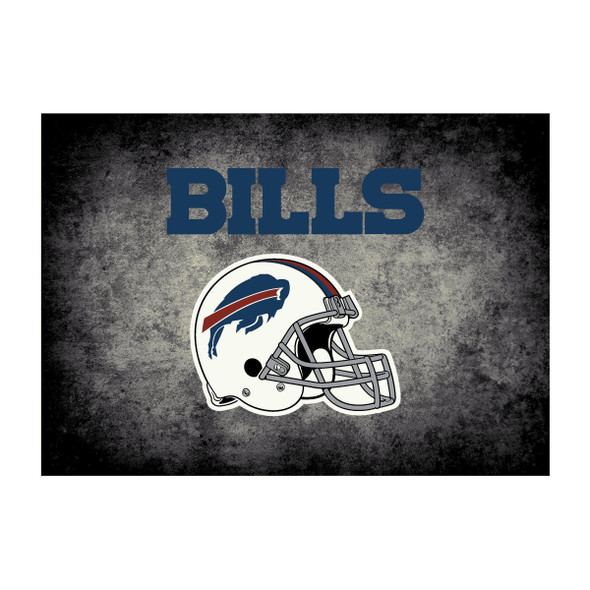 Buffalo Bills 8x11 Distressed Rug