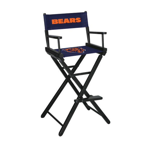 Chicago Bears Bar Height Directors Chair