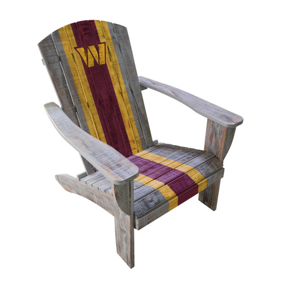 Washington Commanders Wooden Adirondack Chair