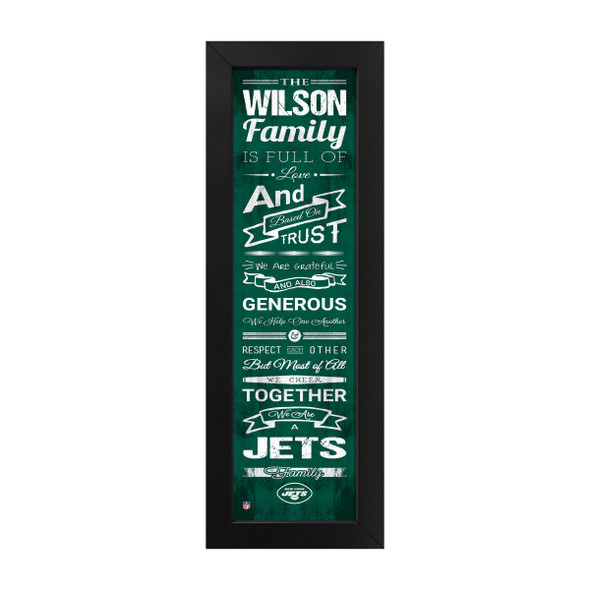 New York Jets Family Cheer Custom Print