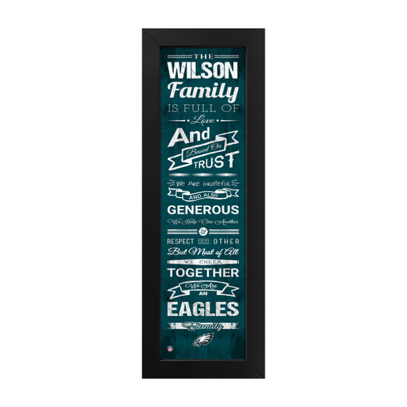 Philadelphia Eagles Family Cheer Custom Print