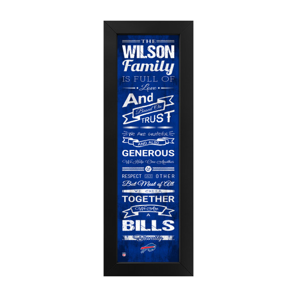 Buffalo Bills Family Cheer Custom Print