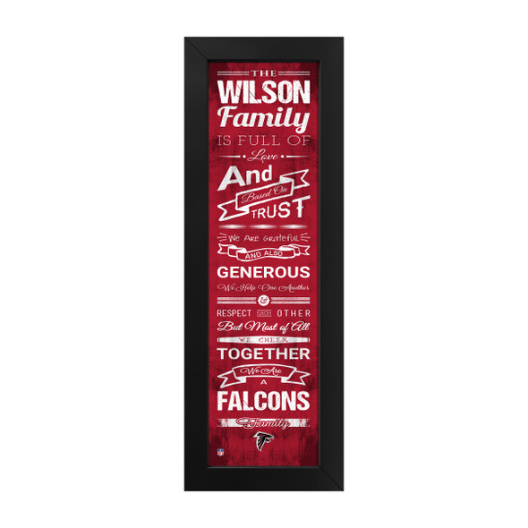 Atlanta Falcons Family Cheer Custom Print