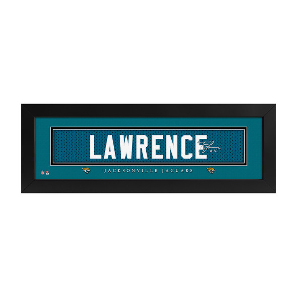Trevor Lawrence Players Name Plate Signature Print