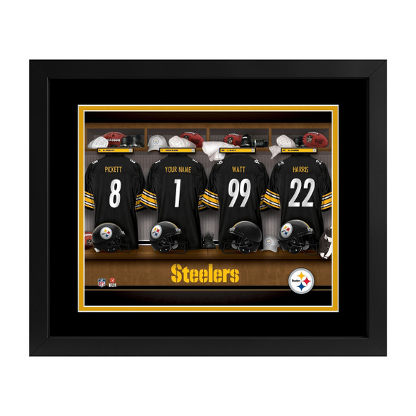 Pittsburgh Steelers Locker Room Custom Print