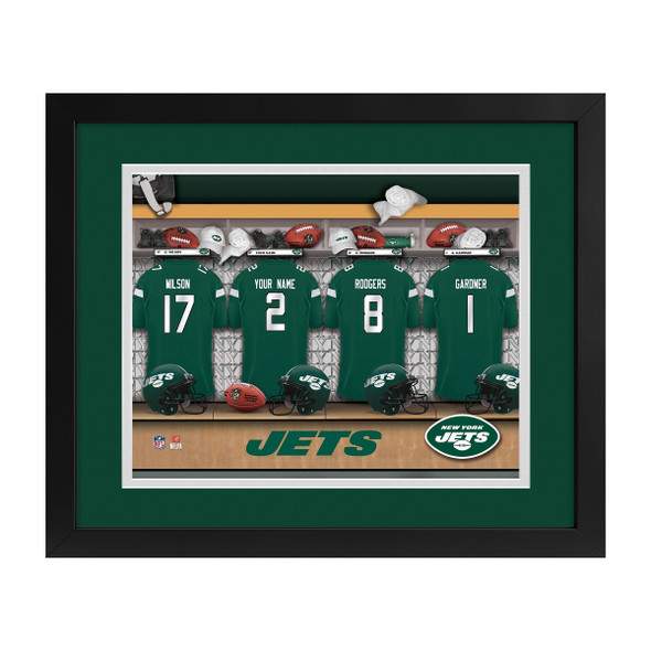 New York Jets Locker Room Custom Print