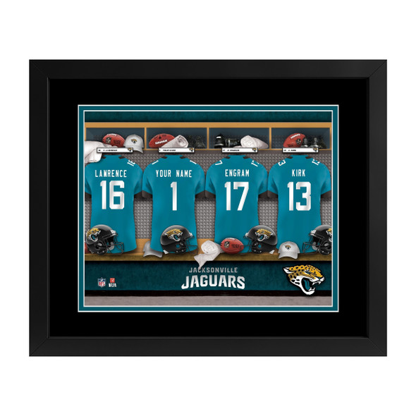 Jacksonville Jaguars Locker Room Custom Print