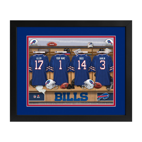 Buffalo Bills Locker Room Custom Print