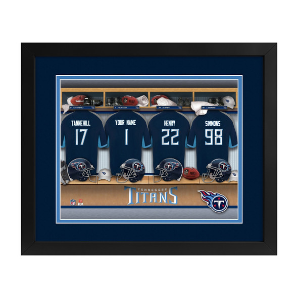 Tennessee Titans Locker Room Custom Print