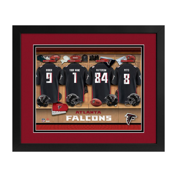 Atlanta Falcons Locker Room Custom Print